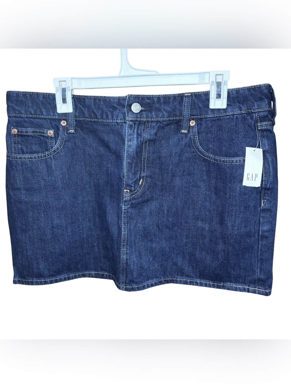 Gap Jeans Women's Mini Denim Skirt Medium Blue Size 31/12 NWT
